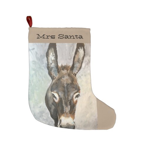 Brutus Miniature Donkey Christmas Stocking