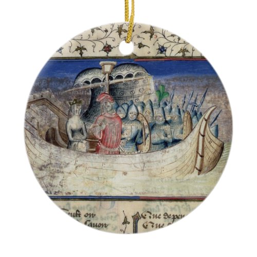 Brutus the Trojan Sets Sail for Britain, from 'The Ceramic Ornament
