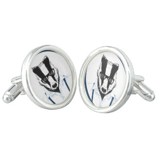 Bruxby Badger Cuff Links