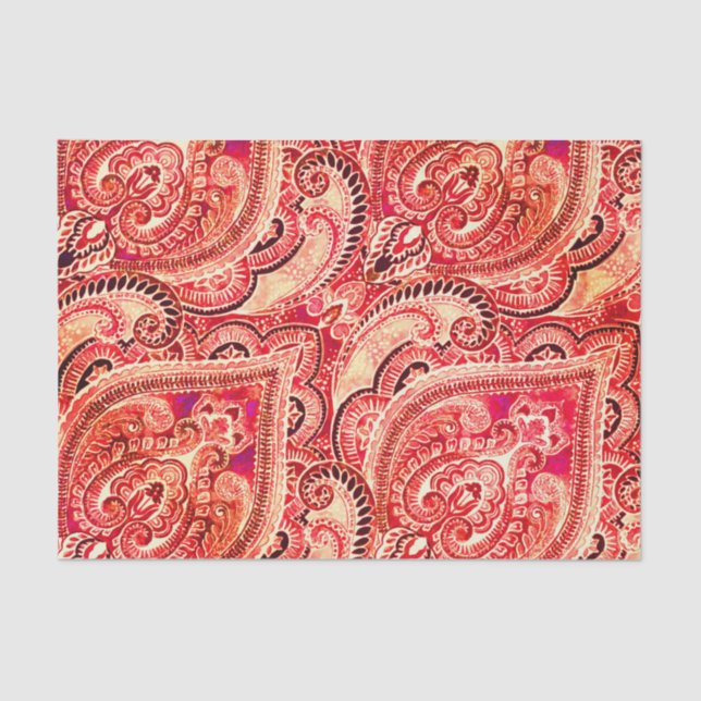 Bruxelles Apricot Tissue Paper (Front)