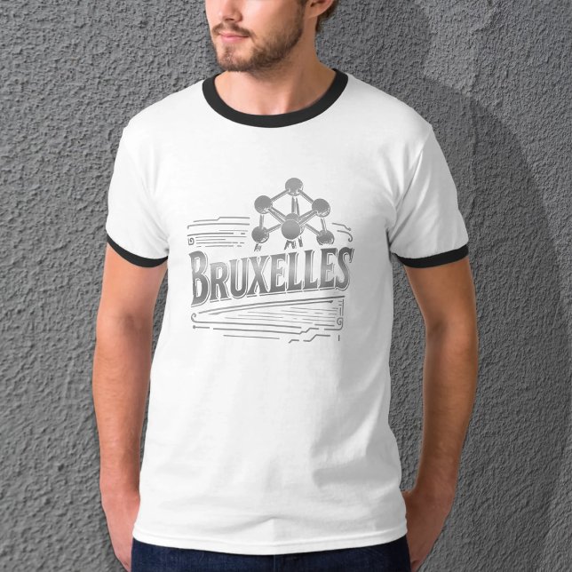 Bruxelles Quantum Nostalgic Basic Ringer T-Shirt (Creator Uploaded)