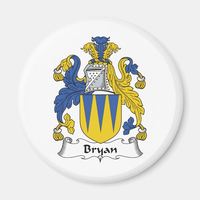 Bryan Family Crest Magnet (Front)