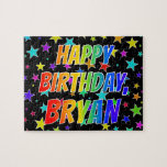 [ Thumbnail: "Bryan" First Name, Fun "Happy Birthday" Jigsaw Puzzle ]