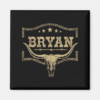 Bryan Vintage Design Men Women Kids Magnet