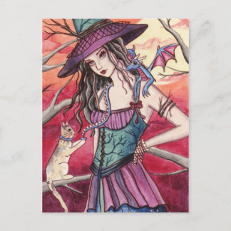Bryanne - Dragon Witch Postcard