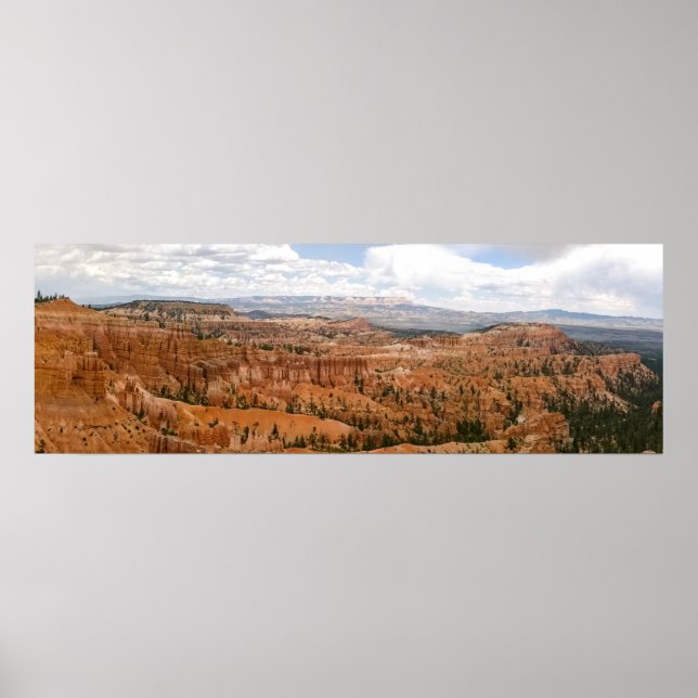 Bryce Canyon Amphitheater Panorama Poster (Front)