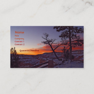 Bryce Canyon Business Card
