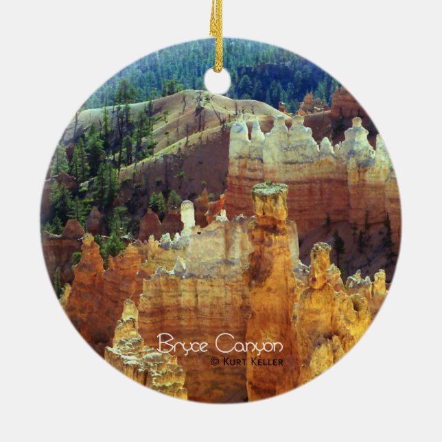 Bryce Canyon Ceramic Ornament (Back)
