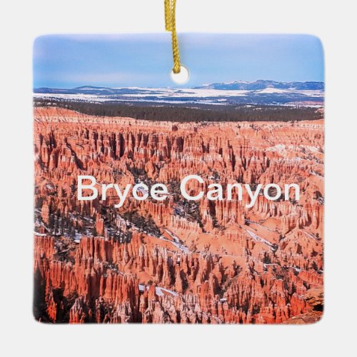 Bryce Canyon Christmas Ornament