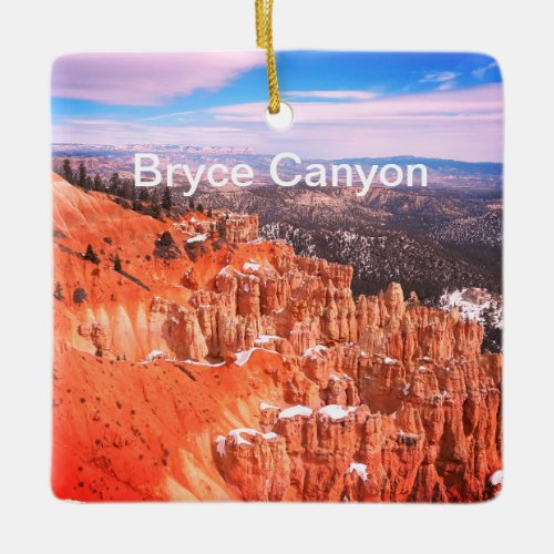 Bryce Canyon Christmas Ornament