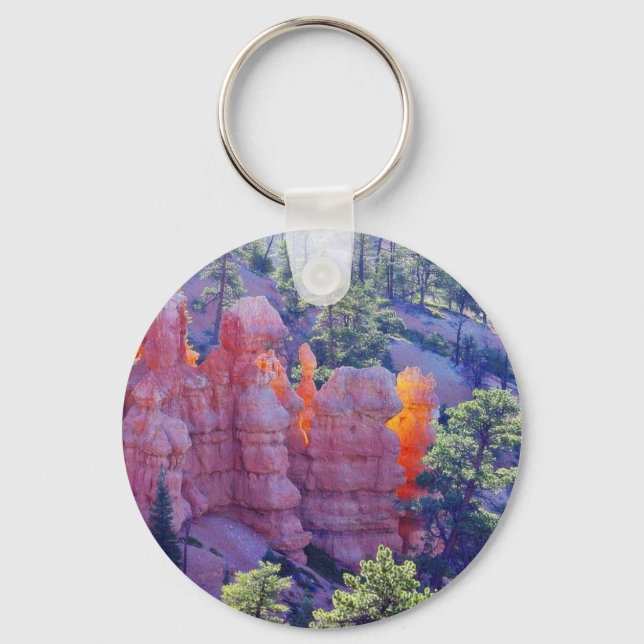 Bryce Canyon Glowing Keychain (Front)