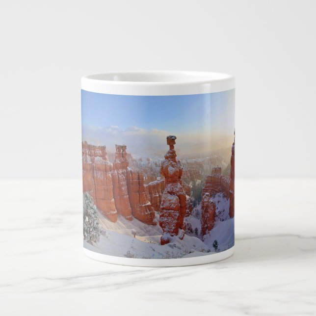 Bryce Canyon - Morning Snowstorm Large Coffee Mug (Front)