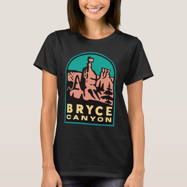 Bryce Canyon National Park Badge T-Shirt (Front)