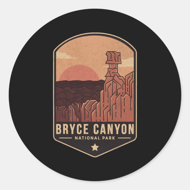 Bryce Canyon National Park Bryce Canyon Classic Round Sticker (Front)
