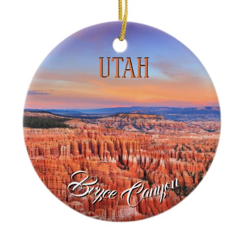 Bryce Canyon National Park Ceramic Ornament