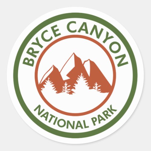 Bryce Canyon National Park Classic Round Sticker