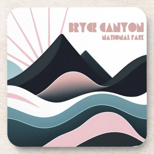 Bryce Canyon National Park Colored Hills Beverage Coaster