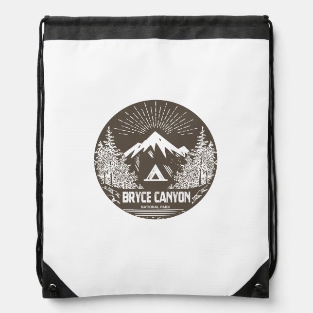 Bryce Canyon National Park Drawstring Bag (Front)
