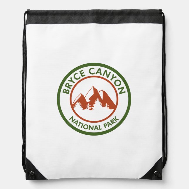Bryce Canyon National Park Drawstring Bag (Front)