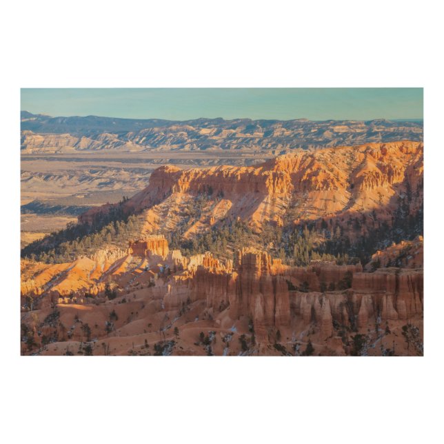 Bryce Canyon National Park Evening Landscape Wood Wall Art (Front)