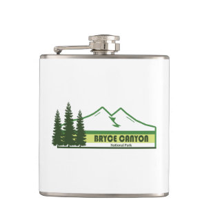 Bryce Canyon National Park Green Stripes Flask