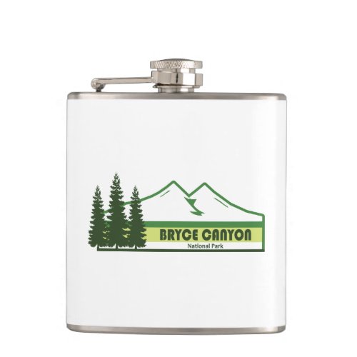 Bryce Canyon National Park Green Stripes Flask