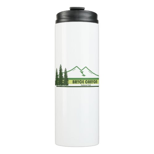 Bryce Canyon National Park Green Stripes Thermal Tumbler