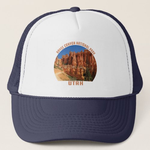 Bryce Canyon National Park hoodoos utah vintage Trucker Hat