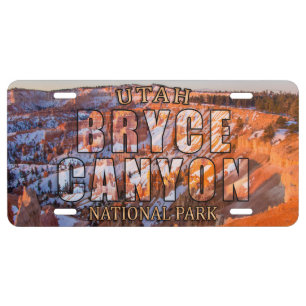 Bryce Canyon National Park License Plate