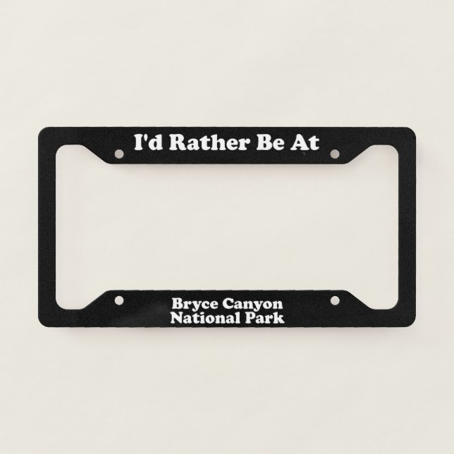 Bryce Canyon National Park - LPF License Plate Frame (Front)