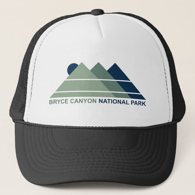 Bryce Canyon National Park Mountain Sun Trucker Hat (Front)