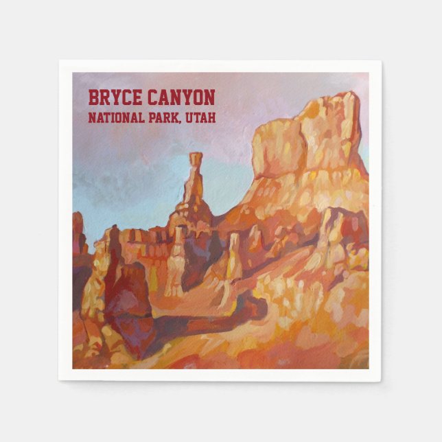Bryce Canyon National Park Paper Napkins (Front)