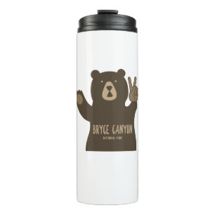 Bryce Canyon National Park Peace Bear Thermal Tumbler