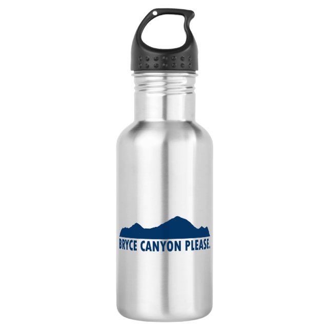 Bryce Canyon National Park Please Stainless Steel Water Bottle (Front)