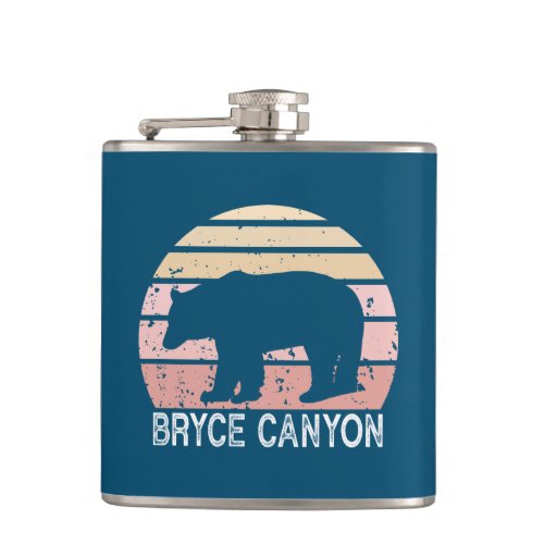 Bryce Canyon National Park Retro Bear Flask