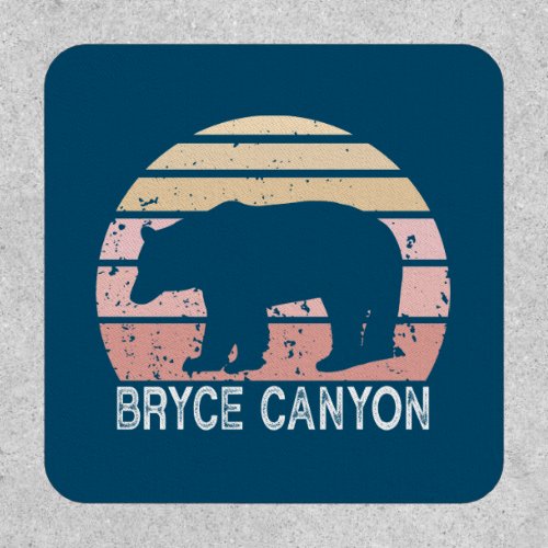 Bryce Canyon National Park Retro Bear Patch