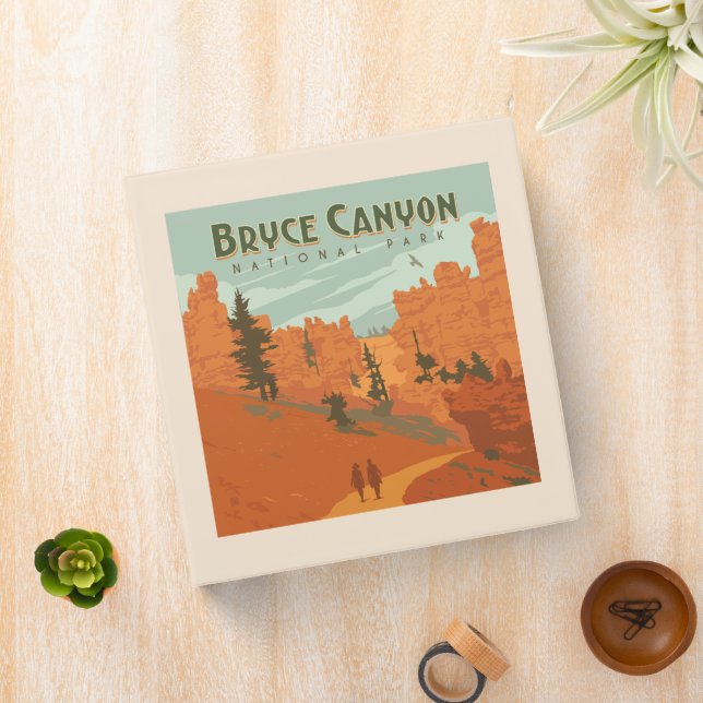 Bryce Canyon National Park Rock Formations 3 Ring Binder (In Situ)