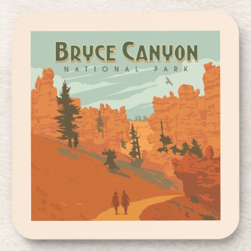 Bryce Canyon National Park Rock Formations Beverage Coaster