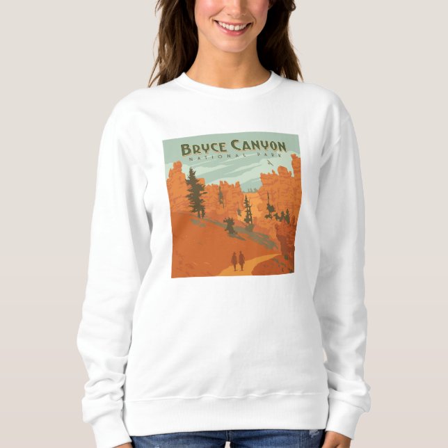 Bryce Canyon National Park Rock Formations Sweatshirt (Front)