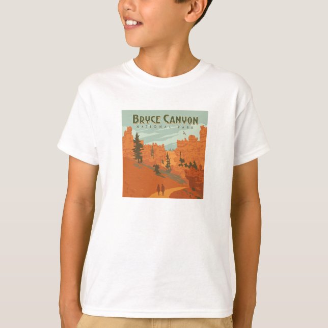 Bryce Canyon National Park Rock Formations T-Shirt (Front)