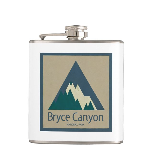 Bryce Canyon National Park Rustic Flask (Front)
