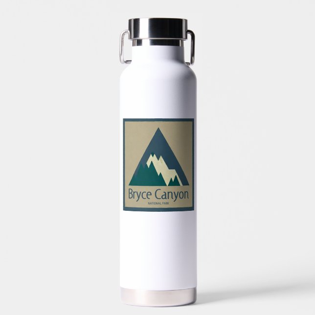 Bryce Canyon National Park Rustic Water Bottle (Front)