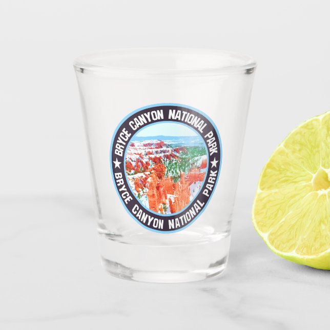 Bryce Canyon National Park                         Shot Glass (Front)