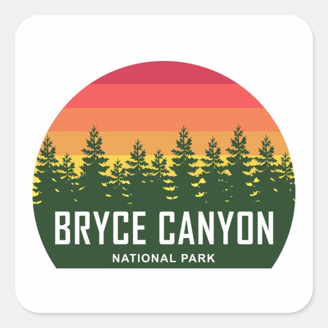 Bryce Canyon National Park Square Sticker (Front)