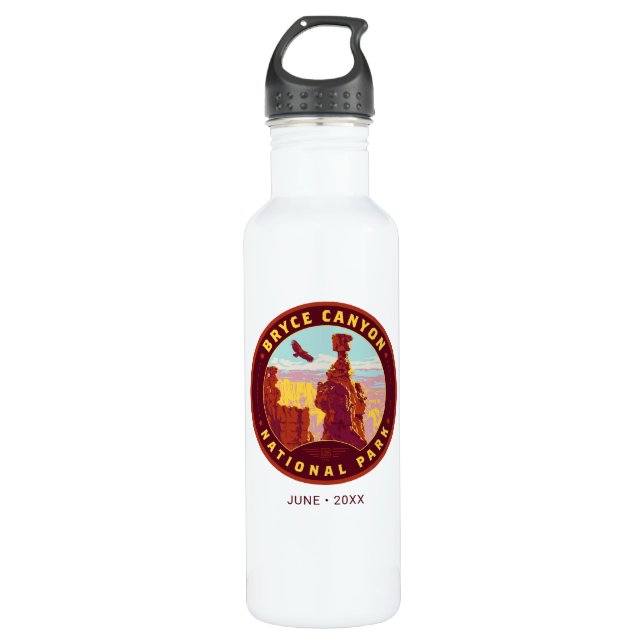 Bryce Canyon National Park Stainless Steel Water Bottle (Front)