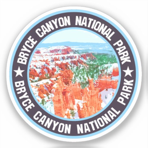 Bryce Canyon National Park                         Sticker