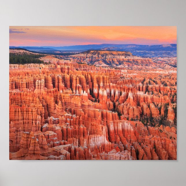 Bryce Canyon National Park Sunset Poster (Front)