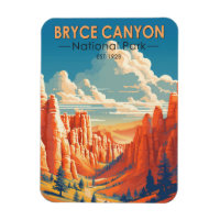 Bryce Canyon National Park Travel Art Vintage