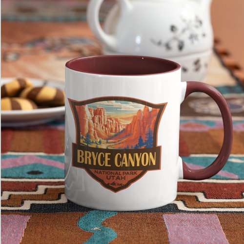Bryce Canyon National Park Travel Art Vintage Mug
