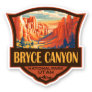 Bryce Canyon National Park Travel Art Vintage Sticker